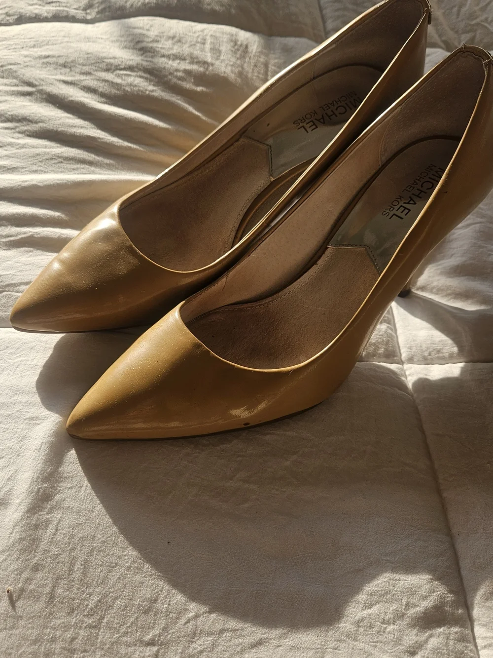 Michael Kors Nude Pointed-Toe Pumps - Women's